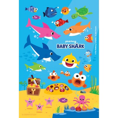 165ct Baby Shark Stickers
