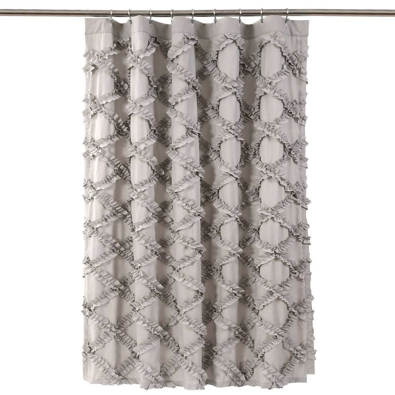 Ruffle Diamond Shower Curtain - Lush Décor, 6 of 11