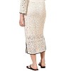 Women's Crochet Midi Skirt - APRICOT - 2 of 4