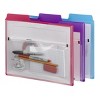Smead Project Organizer with Zip Pouch, 1/3- Cut Tab, Letter Size, Assorted Colors, 3 per Pack (89617) - 4 of 4