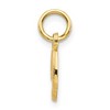 Black Bow Jewelry The Sadie 14k Yellow Gold Mini Satin Script Initial Charm, Letter D - 2 of 4