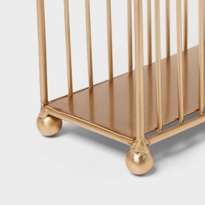 Delavan Collection Metal Wire Napkin Holder Gold - Threshold&#8482;_1