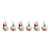 Glass Santa Gnome Ornament (Set of 6) - 2 of 4