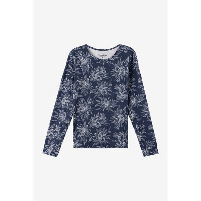 Hang Ten Solara Long Sleeve Sun Tee Navy