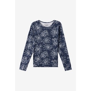 Hang Ten Solara Long Sleeve Sun Tee Navy - 1 of 2