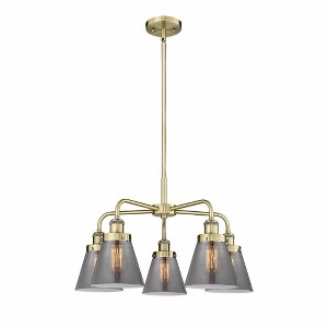 Innovations Lighting Cone 5 - Light Chandelier in  Antique Brass - 1 of 1