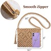 Crossbody Bag Purse For Women Bohemian Shoulder Bag Woven Crochet Purse For Summer Beach Travel Clutch Handbag - 3 of 4