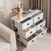 Costway 3-Tier Storage Organizer with 6 Foldable Fabric Drawers Fabric Storage Drawers - 2 of 4