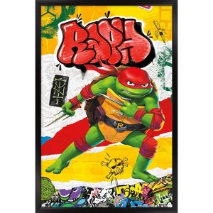 Trends International Teenage Mutant Ninja Turtles: Mutant Mayhem - Raphael Framed Wall Poster Prints - 1 of 4