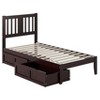 AFI Furnishings Tahoe Platform Bed T with Drawers ES - 4 of 4