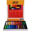 School Smart Square Chalk Pastels, Assorted Colors, set of 24 - image 2 of 2