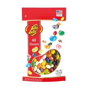 Jelly Belly 40-Flavor Assortment: 9.8 oz Resealable Pouch - 1 of 4