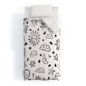 Deny Designs 2pc Twin/Twin XL Susanne Kasielke Scandinavian Cosmos Kids' Comforter and Sham Set - 1 of 4