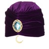 HalloweenCostumes.com One Size   Adult Fortune Teller Halloween Costume Head Wrap Accessory, Purple/Brown/Blue - 3 of 4