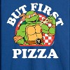 Men's - Teenage Mutant Ninja Turtles - But First Pizza Long Sleeve Graphic T-Shirt - 2 of 4