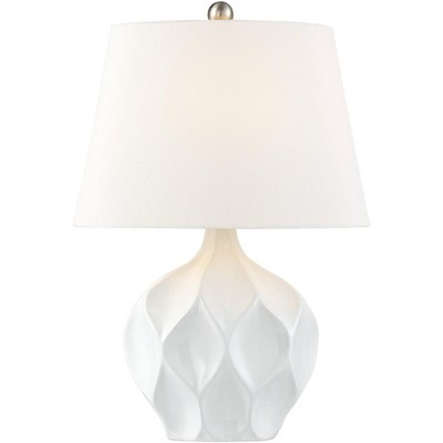 modern white table lamp