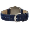 Peugeot Women's Watch 36mm Square Tank Shape Blue Leather Strap Watch - 2 of 4