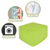 Majestic Home Goods,Ottoman Pouf Polka Dot (Large) - 2 of 4