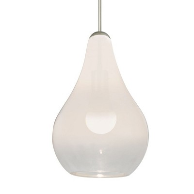Besa Lighting Leon 1 - Light Pendant in  Satin Nickel