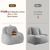 Big Lazy Sofa,Bean Bag Chair, Faux Fur Stuffed Bean Bag Couch with Filler, Bean Bag Chair for Adults, Big Lazy Sofa Floor Sofa with Handle - 4 of 4