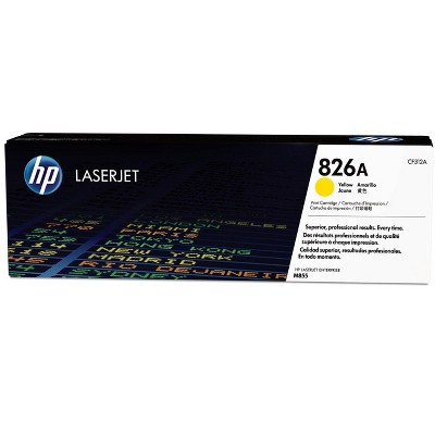 HP Inc. 826A Yellow Original LaserJet Toner Cartridge, ~31,500 pages, CF312A