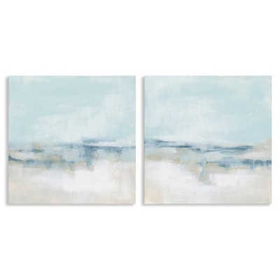 Stupell Industries Abstract Blue Atmospheric Landscape 2pc Canvas Art Set