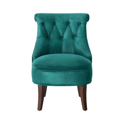 target green velvet chair