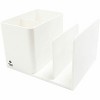Business Source - Multifunctional Pen Cup Organizer - 2 Compartments - ABS Plastic - White - 3.8 in. x 6.1 in. x 4.7 in. - 1 Each - 2 of 4