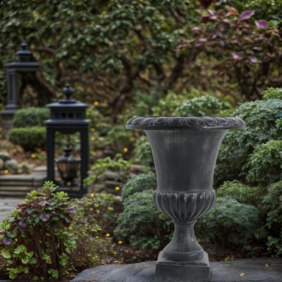 Christopher Knight Home Arlecchino Outdoor Mid-Century Modern Lightweight Concrete Handcrafted Garden Urn