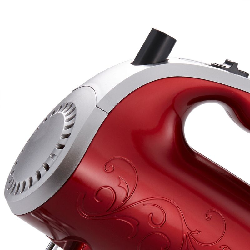 Brentwood 5 Speed Hand Mixer- Red, 5 of 9