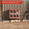 Chicken Nesting Box, Steel Roll Out Egg Collection with Vented Design, Rustproof Laying Box - 4 of 4