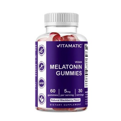 Melatonin 5 mg 60 Vegan Gummies
