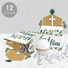 Big Dot of Happiness Elegant Cross - Treat Box Party Favors - Religious Party Goodie Gable Boxes - Set of 12 - 3 of 4