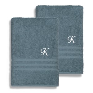 Linum Home Textiles 100% Turkish Cotton 2PC Denzi Bath Towel Set - 1 of 1