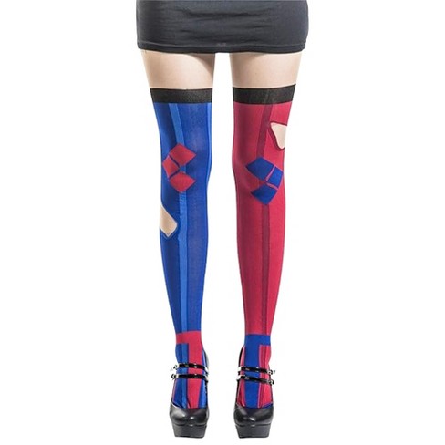 Bioworld DC Comics Harley Quinn Women s Sheer Costume Tights