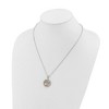 Chisel Stainless Steel Polished Rose IP-plated MOM Tree Pendant on a 20" Plus a 2" Extension Cable Chain Necklace - 4 of 4