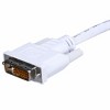 Monoprice Video Cable - 3 Feet - White | 32AWG Mini Display Port to DVI Cable - 3 of 4
