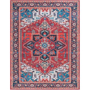 Tucson TSN101 Machine Washable Skid Resistant Stain Resistant Non-Shedding Power Loomed Indoor Rugs - Safavieh - 1 of 4