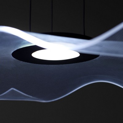 Oxygen Lighting Medusa 1 - Light Pendant in  Black