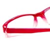 Calabria 736 Designer Reading Glasses in Red +1.50 136mm Frame/136mm Lens Width - 4 of 4