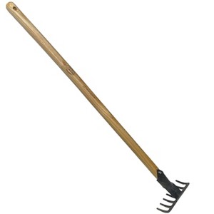 DeWit Junior Garden Rake – Long Handle, Lightweight & Durable - 1 of 4