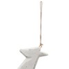 Storied Home Handmade Paper Mache Deer Ornament, White - 4 of 4
