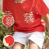 Ola! Otter Pocket Tee - Pinwheel Parade - 4 of 4