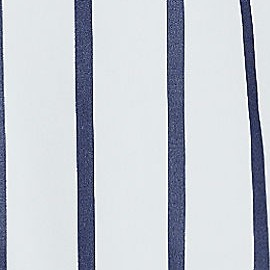 white/navy classic stripe