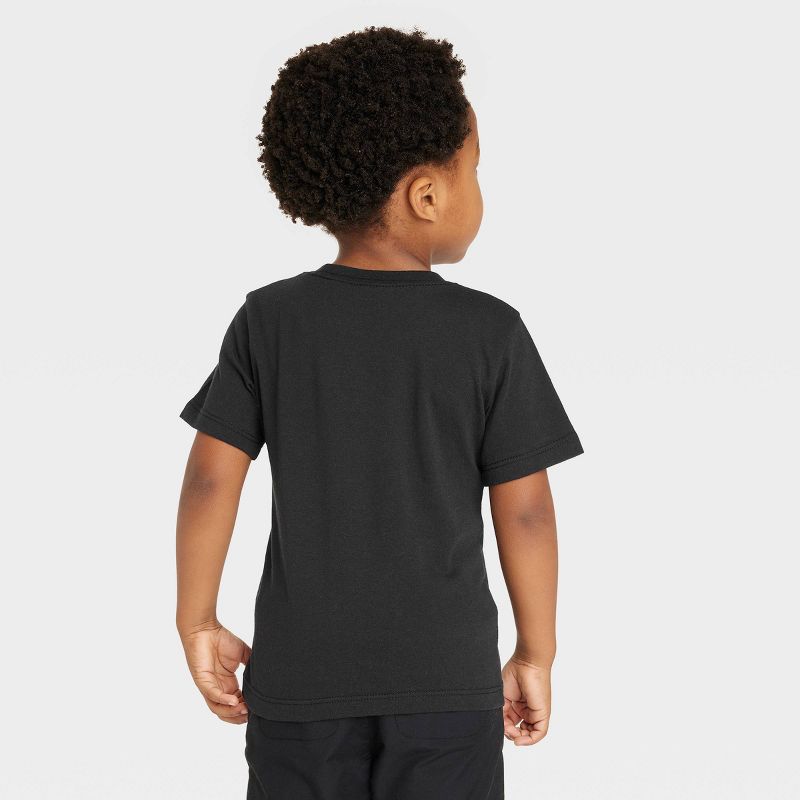 Toddler Tupac Solid Short Sleeve T-Shirt - Black, 2 of 10