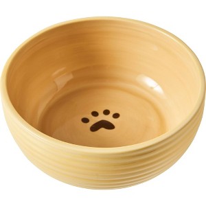 Spot - Elegance Ribbed Stoneware Dog Dish - Pack of 6 - 1 of 1