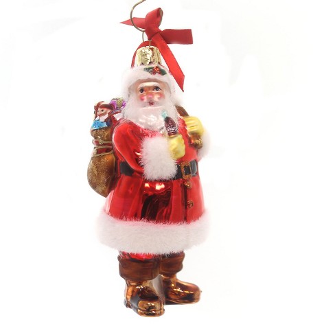 Kurt S Adler Coca Cola Santa Ornament Bag Of Toys Christmas Target