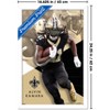 Trends International NFL New Orleans Saints - Alvin Kamara 25 Framed Wall Poster Prints - 3 of 4