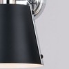 Vaxcel Barrington 3 - Light Vanity in  Matte Black/Chrome - 3 of 4