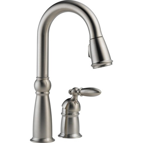 Delta Faucet 9955 Dst Victorian Pull Down Bar Prep Faucet With
